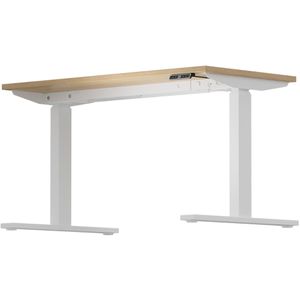 Produktbild für Schreibtisch Bisley E-WonderTech, eiche / weiß