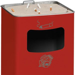Produktbild für Aschenbecher VAR B32R, 3081, rot, für Outdoor