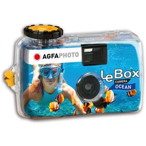 Produktbild für Einwegkamera AgfaPhoto LeBox Ocean, wasserdicht, 27 Aufnahmen
