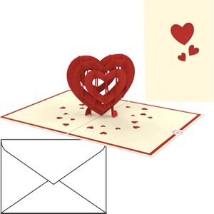 Produktbild für Grußkarten papercrush 3D Herz