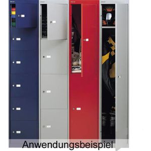 Produktbild für Schließfachschrank Bisley CLK 184, blau
