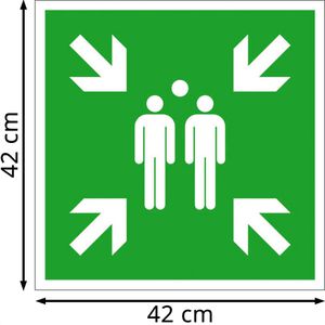 Produktbild für Hinweisschild SafetyMarking ISO7010 E007, Aluminium