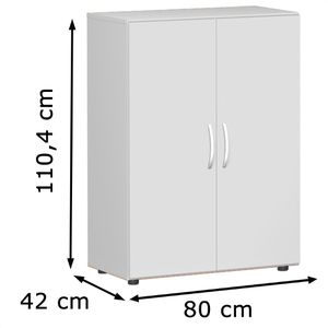 Produktbild für Aktenschrank Geramöbel Flex, aus Holz
