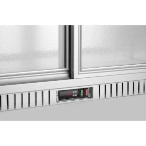 Produktbild für Getränkekühlschrank Arktic 236918, mit Glastür, abschließbar