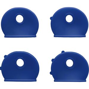 Schlüsselkappen Rema halbrund, 10 Stück