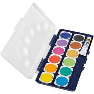 Produktbild für Farbkasten Idena 22061 Schuldeckfarbkasten