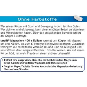 Produktbild für Magnesium taxofit Depot, hochdosiert, 30 Tabletten