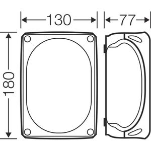 Produktbild für Abzweigdose Hensel KX 1010 C, wasserdicht IP66 für außen