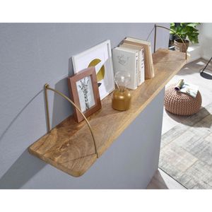 Produktbild für Wandregal Wohnling WL6.597, braun