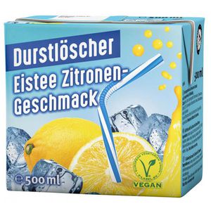 Produktbild für Eistee Durstlöscher Zitrone