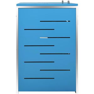 Produktbild für Mülltonnenbox vidaXL 149567, Edelstahl