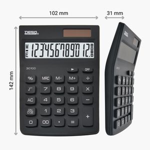 Produktbild für Taschenrechner DESQ New Generation Compact 3010009, schwarz