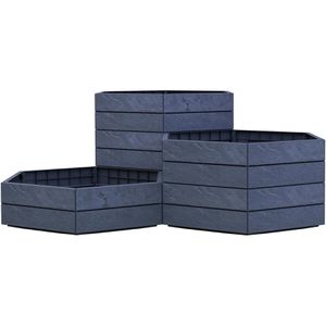 Hochbeet Garantia Ergo Vario 1 Stone, Kunststoff