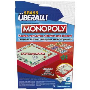 Produktbild für Brettspiel Hasbro F8256, Monopoly Kompakt