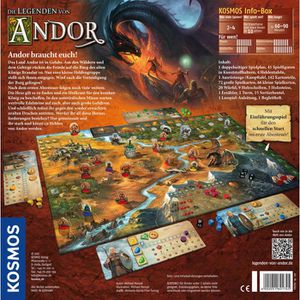 Produktbild für Brettspiel Kosmos 69174, Die Legenden von Andor