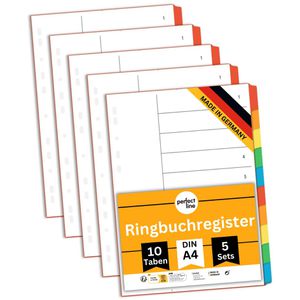 Produktbild für Register perfect-line A4, blanko