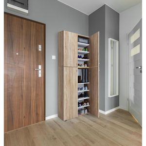 Produktbild für Schuhschrank VCM Lona XXL, sonoma eiche