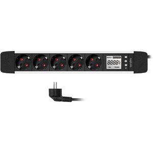 Produktbild für Steckdosenleiste LogiLink LPS286, mit 1,4m Kabel