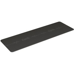 Produktbild für Yogamatte Airex Heartbeat Fit Mat, schwarz, 1 cm stark