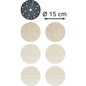 Produktbild für Schleifpapier Bosch Expert M480 Körnung 80-180 Set