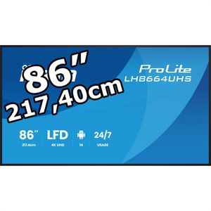 Digital-Signage Iiyama ProLite LH8664UHS-B3AG, 85,6 Zoll