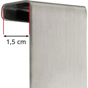 Produktbild für Türhaken Böttcher-AG für Außenseite, silber