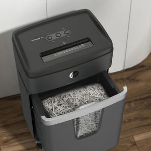 Produktbild für Aktenvernichter HP 2813 Pro Shredder 18CC, mit Rollen