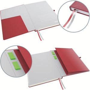 Produktbild für Notizbuch Leitz Complete, 44710025, rot, A4