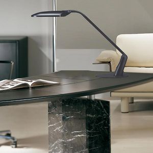 Produktbild für Schreibtischlampe Unilux Duo, schwarz, LED