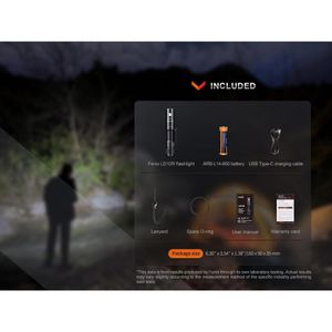 Produktbild für Taschenlampe Fenix FELD12R, LED, aufladbar