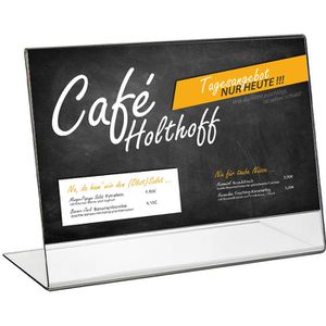 Tischaufsteller HMF 46931, A6 quer