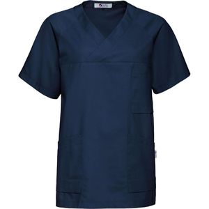 CLINIC-DRESS Kasack Core Schlupfkasack, Unisex, navy, kurzarm, waschbar bis 95°C, Größe S