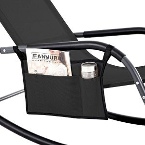 Produktbild für Sonnenliege Songmics GCB230B01, aus Stahl / Kunststoff