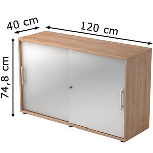 Produktbild für Schiebetürenschrank Hammerbacher 1752S, Holz
