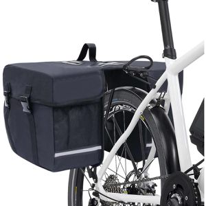 Produktbild für Gepäckträgertasche vidaXL 93251, schwarz, 35 Liter