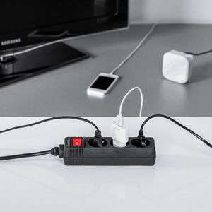Produktbild für Steckdosenleiste Hama 108835, mit 5m Kabel