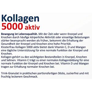 Produktbild für Kollagen Klosterfrau 5000 aktiv, Peptid-Typ 1 &amp; 2