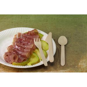 Produktbild für Einwegbesteck Papstar 86942 pure, Holz