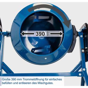 Produktbild für Betonmischer Scheppach MIX160, 5908405901