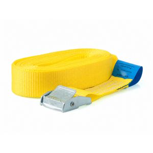 Produktbild für Spanngurt Sandax 307, gelb, mit Klemmschloss