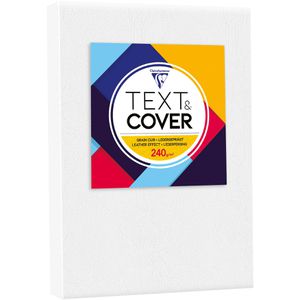 Produktbild für Deckblätter Clairefontaine 2766c Text &amp; Cover, A4