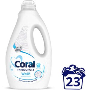 Produktbild für Waschmittel Coral Farbschutz Weiß Vollwaschmittel