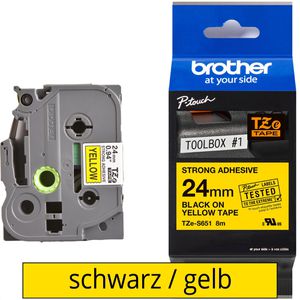 Schriftband Brother TZe-S651, 24mm