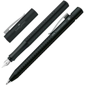 Produktbild für Schreibset Faber-Castell Grip 2011 schwarz, 2-teilig