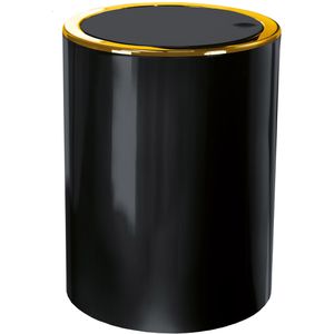 Produktbild für Mülleimer Kleine-Wolke Golden Clap, schwarz