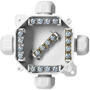 Produktbild für Abzweigdose Orno 6455-11 5 P/2, wasserdicht IP66 für außen