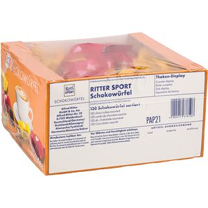 Produktbild für Minischokolade Ritter-Sport Choco Cubes Mix