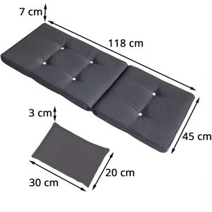 Produktbild für Auflage Deuba Cozy Vanoma, 108350, aus Polyester