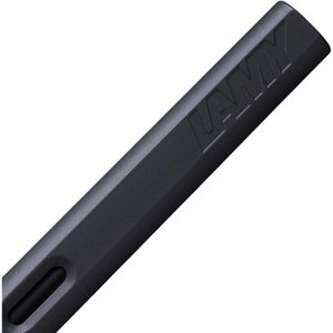 Produktbild für Füller Lamy safari 0E2 steel black, Feder M