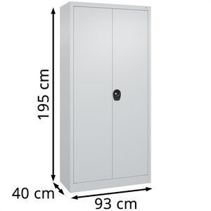 Produktbild für Werkzeugschrank CP-Möbel Basis, aus Metall, lichtgrau